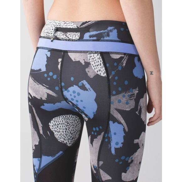 Lululemon Run Inspired Crop II Full in Luxtrem (Mesh) Size 8 - Picture 8 of 11